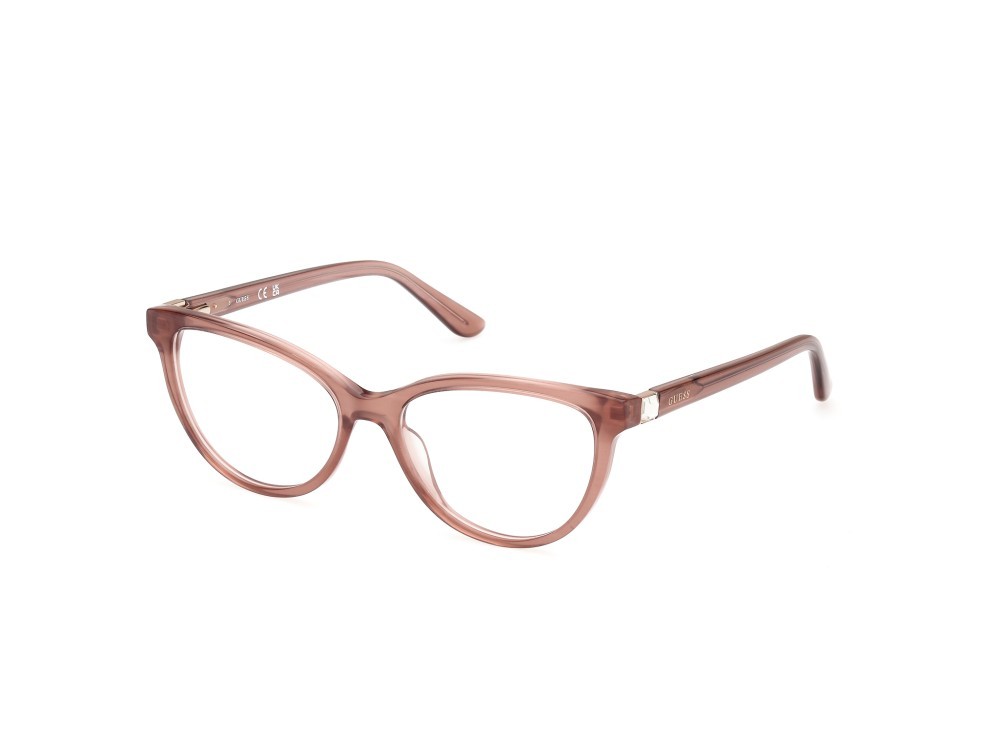Occhiali da vista Guess GU50195 (059) colore viola - corno forma quadrato 