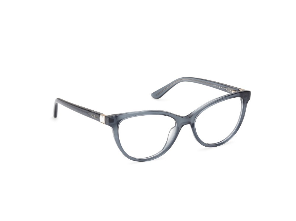 Occhiali da vista Guess GU50195 (092) colore azzurro - corno forma quadrato 
