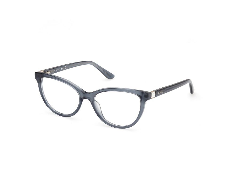 Occhiali da vista Guess GU50195 (092) colore azzurro - corno forma quadrato 