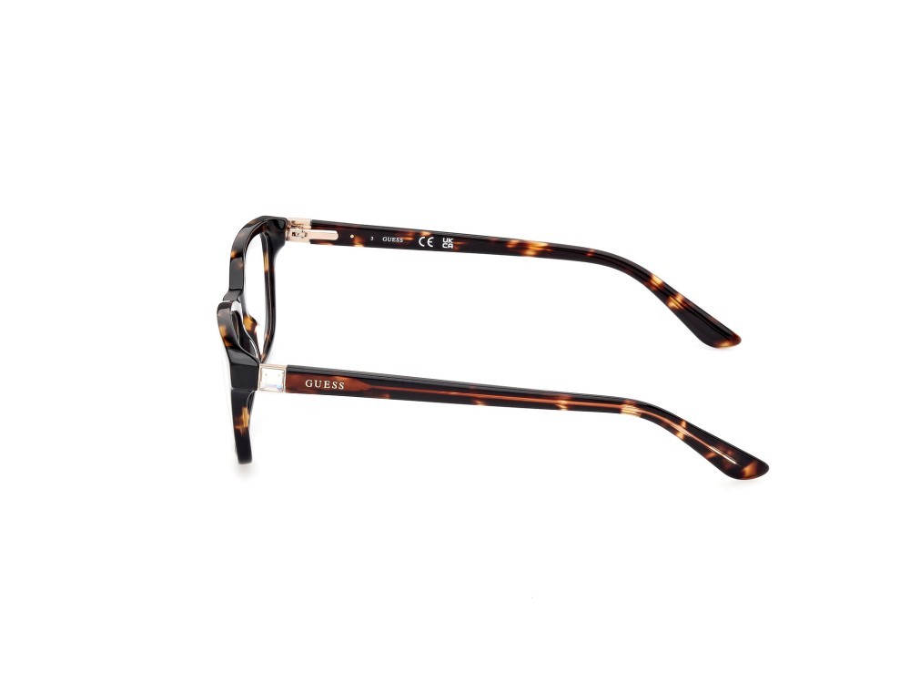 Occhiali da vista Guess GU50196 (052) colore avana scura forma quadrato 