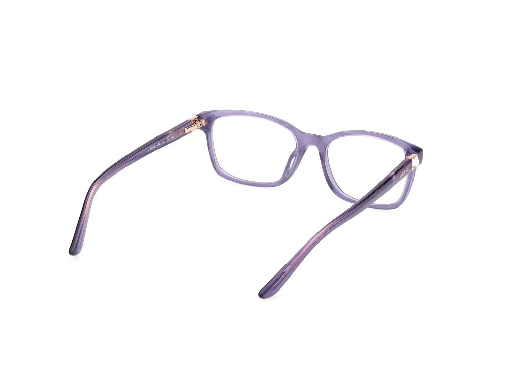 Occhiali da vista Guess GU50196 (083) colore viola - corno forma quadrato 