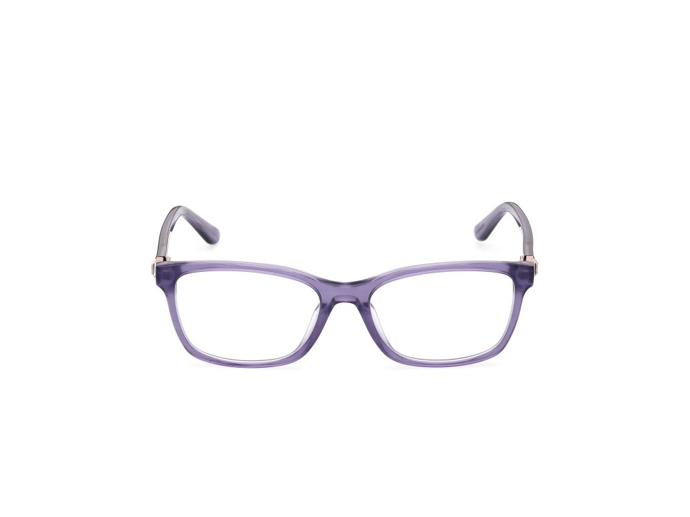 Occhiali da vista Guess GU50196 (083) colore viola - corno forma quadrato 