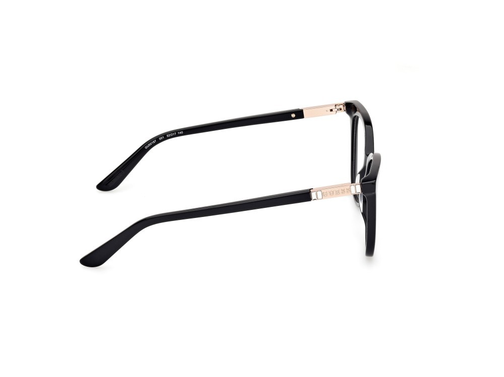 Occhiali da vista Guess GU50197 (001) colore nero lucido forma quadrato 