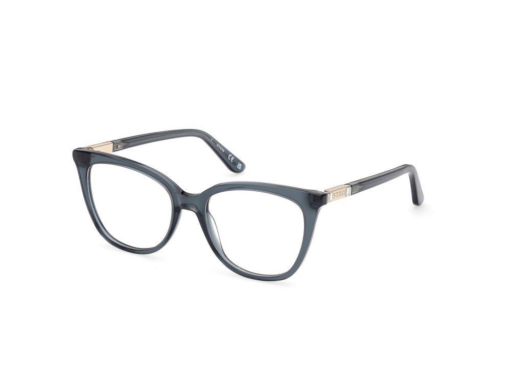 Occhiali da vista Guess GU50197 (090) colore blu lucido forma quadrato 