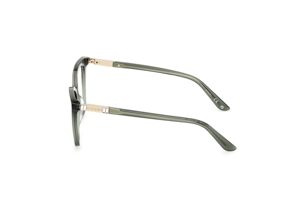 Occhiali da vista Guess GU50197 (093) colore verde chiaro lucido forma quadrato 