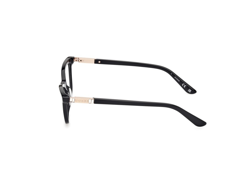 Occhiali da vista Guess GU50198 (001) colore nero lucido forma cat eye 