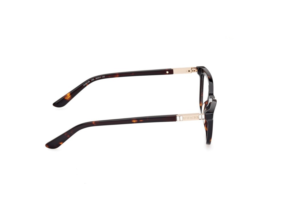 Occhiali da vista Guess GU50198 (052) colore avana scura forma cat eye 