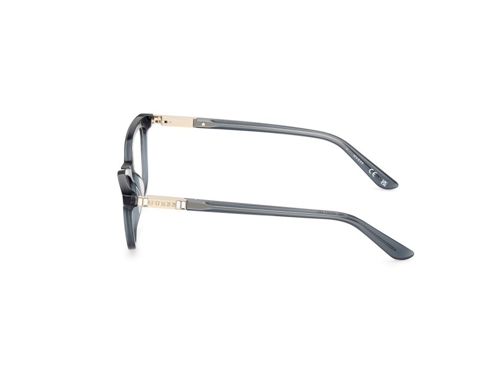 Occhiali da vista Guess GU50198 (090) colore blu lucido forma cat eye 