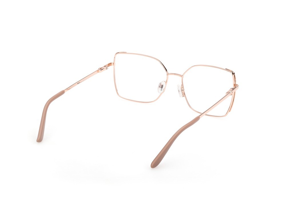 Occhiali da vista Guess GU50223 (059) colore oro rosé lucido forma quadrato 