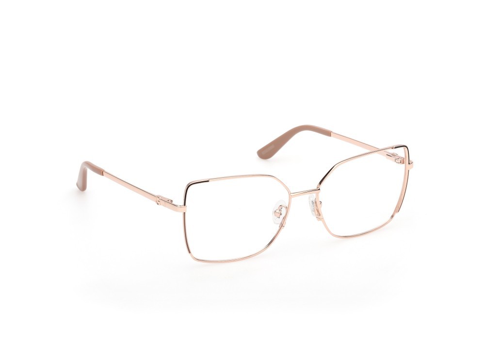 Occhiali da vista Guess GU50223 (059) colore oro rosé lucido forma quadrato 