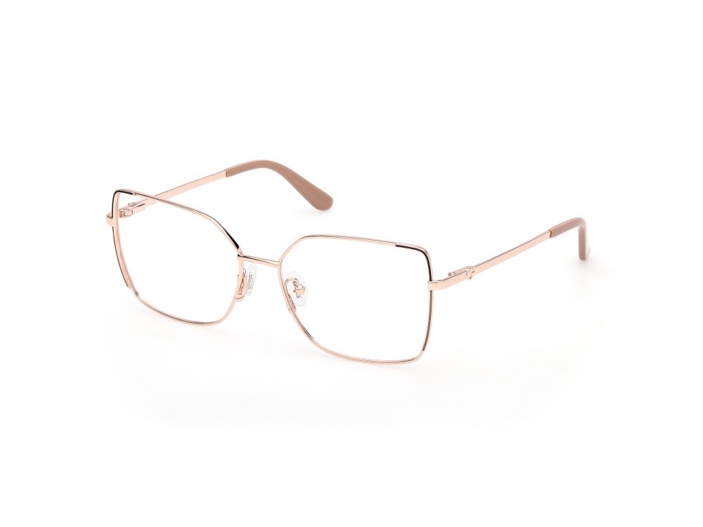 Occhiali da vista Guess GU50223 (059) colore oro rosé lucido forma quadrato 
