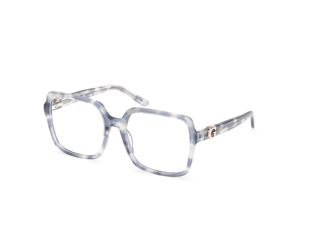 Occhiali da vista Guess GU50228 (092) colore blu lucido forma quadrato 