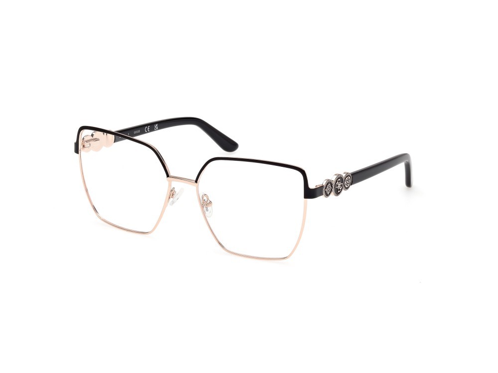 Occhiali da vista Guess GU50229 (005) colore nero opaco - nero lucido forma quadrato 