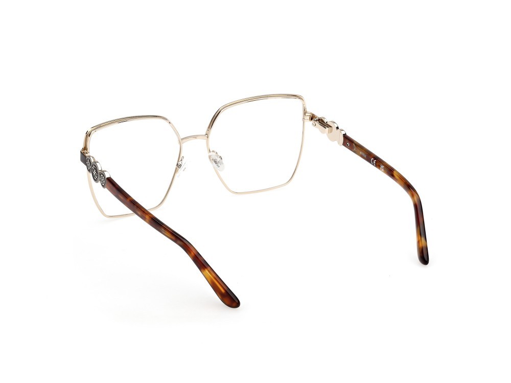 Occhiali da vista Guess GU50229 (049) colore marrone scuro opaco - avana bionda forma quadrato 