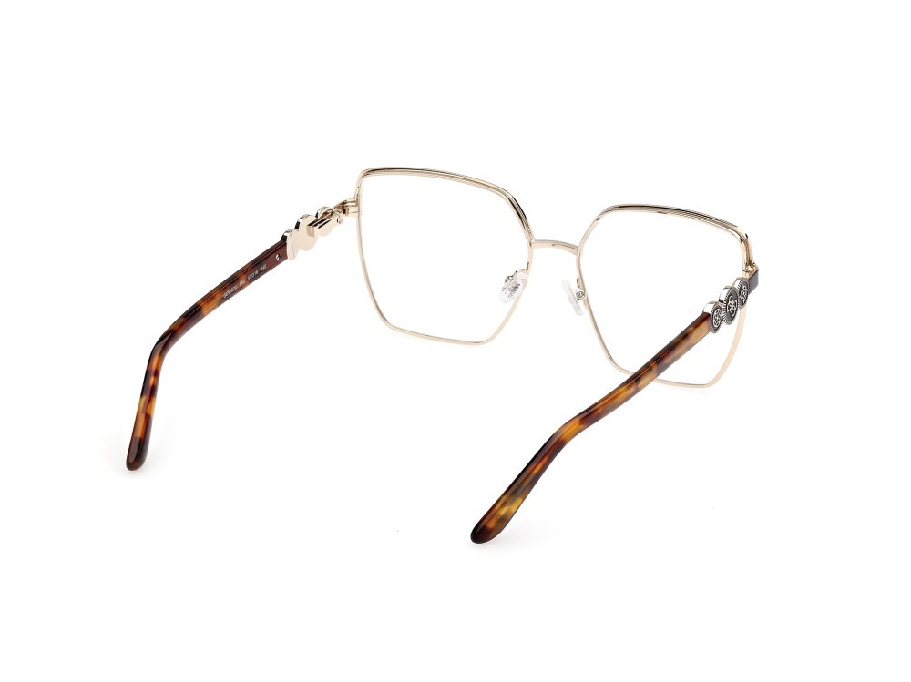 Occhiali da vista Guess GU50229 (049) colore marrone scuro opaco - avana bionda forma quadrato 