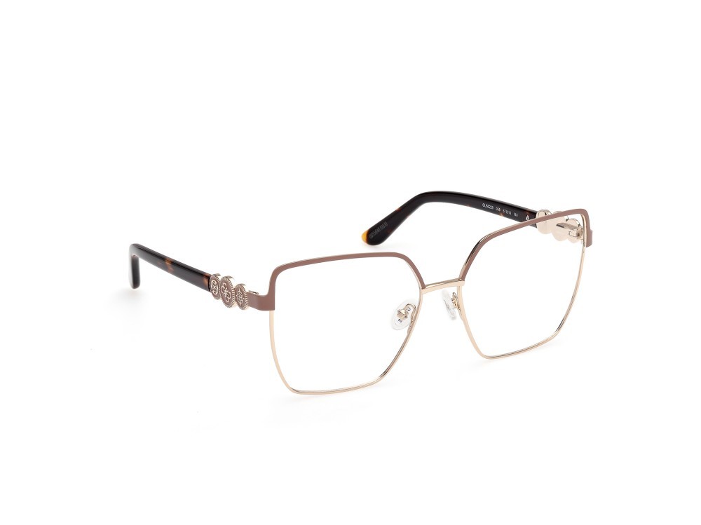 Occhiali da vista Guess GU50229 (058) colore beige opaco - avana scura forma quadrato 
