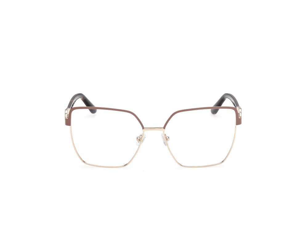 Occhiali da vista Guess GU50229 (058) colore beige opaco - avana scura forma quadrato 
