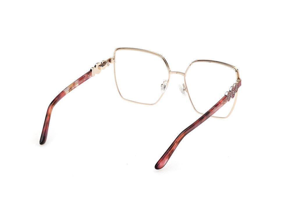 Occhiali da vista Guess GU50229 (067) colore rosso scuro opaco - rosso/avana forma quadrato 