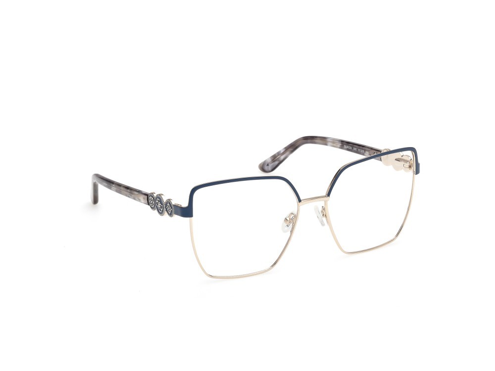 Occhiali da vista Guess GU50229 (085) colore azzurro opaco - grigio/avana forma quadrato 