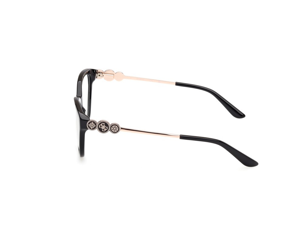 Occhiali da vista Guess GU50230 (001) colore nero lucido forma cat eye 