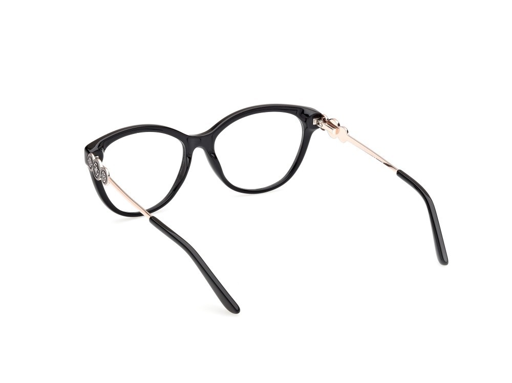 Occhiali da vista Guess GU50230 (001) colore nero lucido forma cat eye 