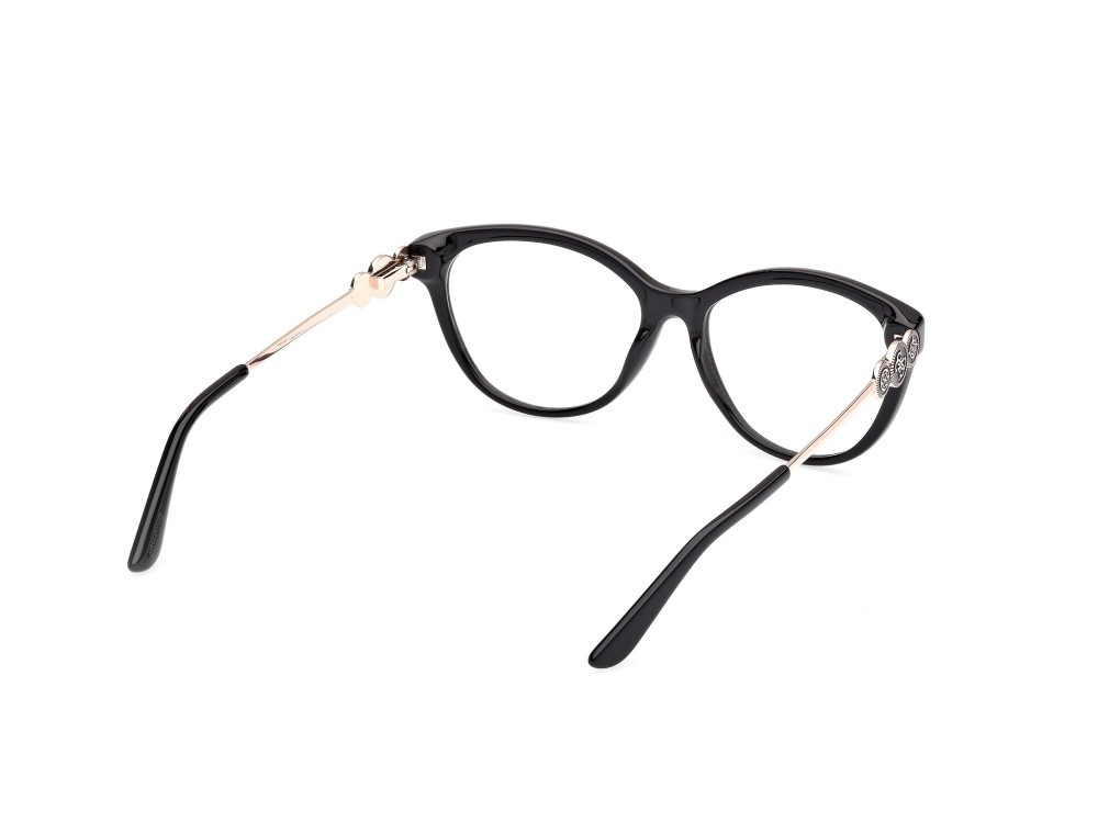 Occhiali da vista Guess GU50230 (001) colore nero lucido forma cat eye 