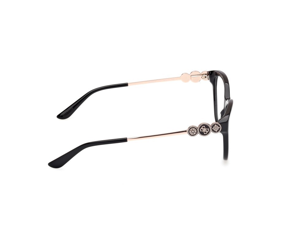 Occhiali da vista Guess GU50230 (001) colore nero lucido forma cat eye 