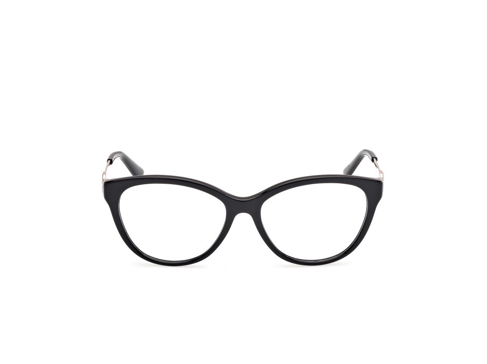 Occhiali da vista Guess GU50230 (001) colore nero lucido forma cat eye 