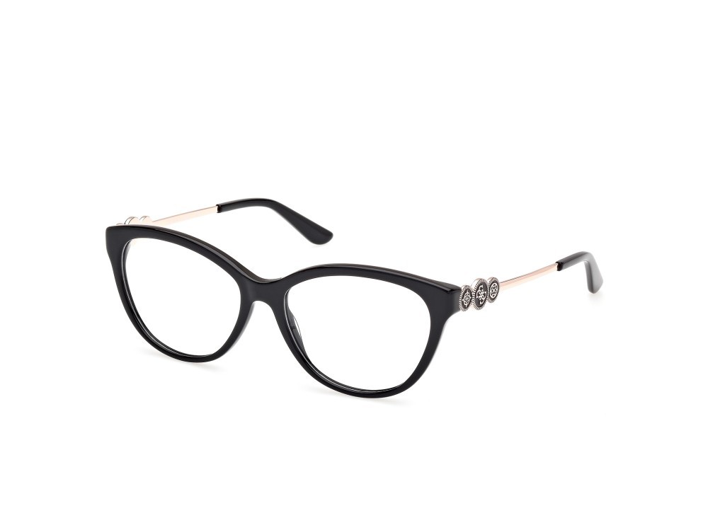 Occhiali da vista Guess GU50230 (001) colore nero lucido forma cat eye 