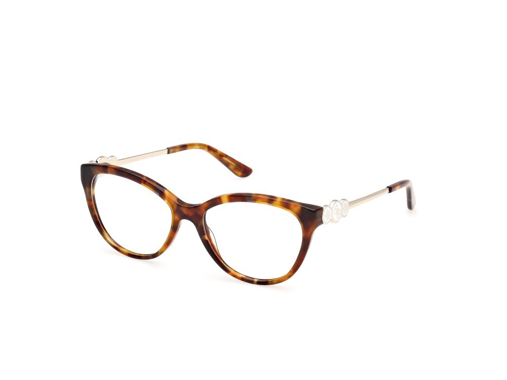 Occhiali da vista Guess GU50230 (053) colore avana bionda forma cat eye 
