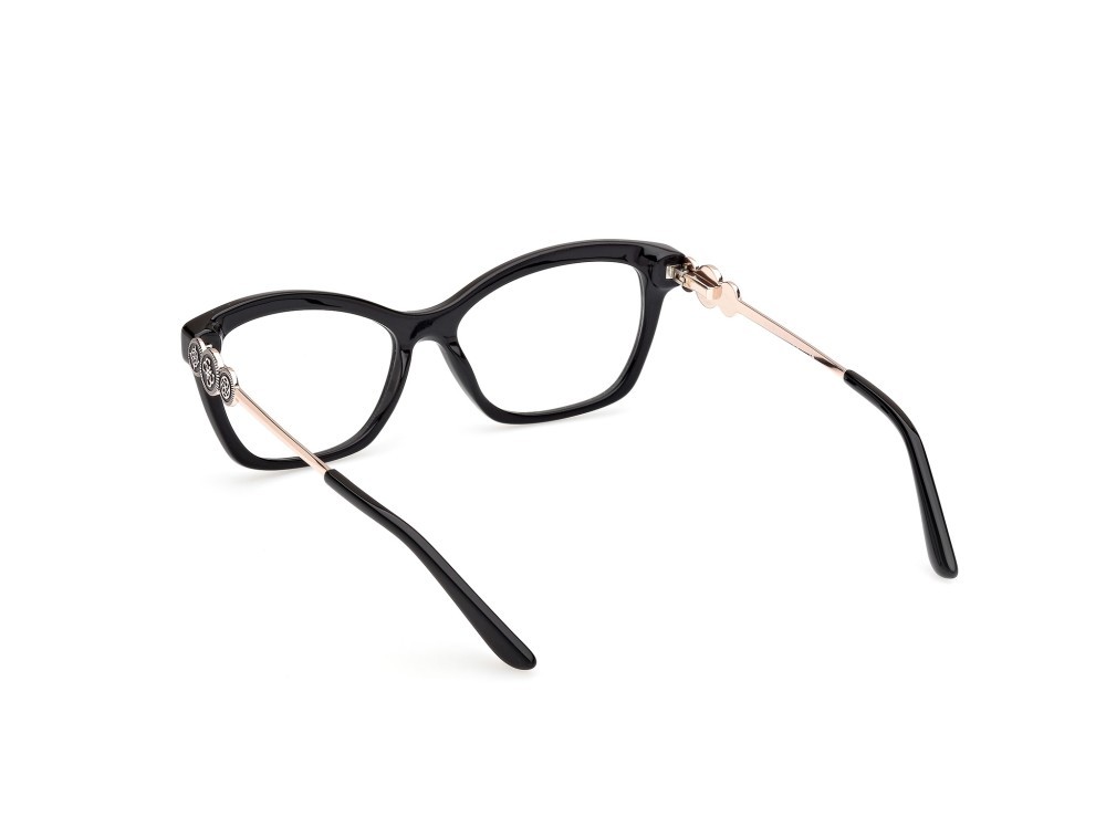 Occhiali da vista Guess GU50231 (001) colore rosso/avana - oro endura lucido forma rettangolare 
