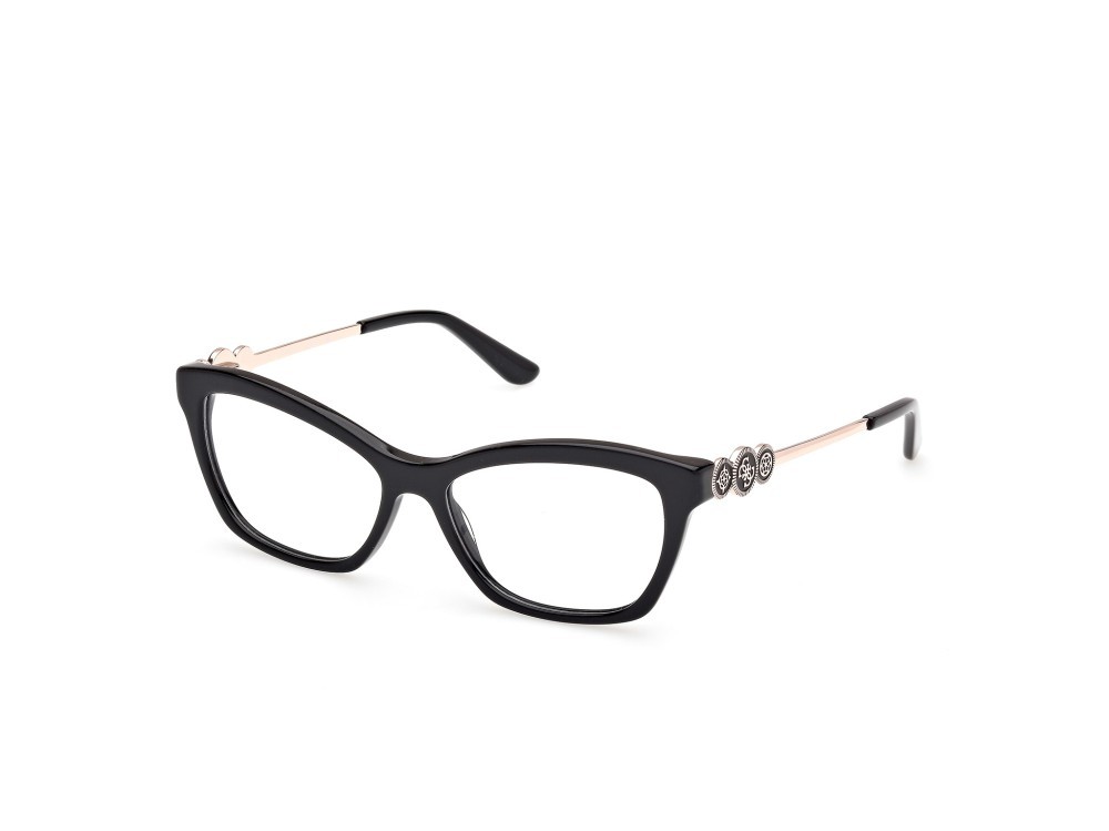 Occhiali da vista Guess GU50231 (001) colore rosso/avana - oro endura lucido forma rettangolare 