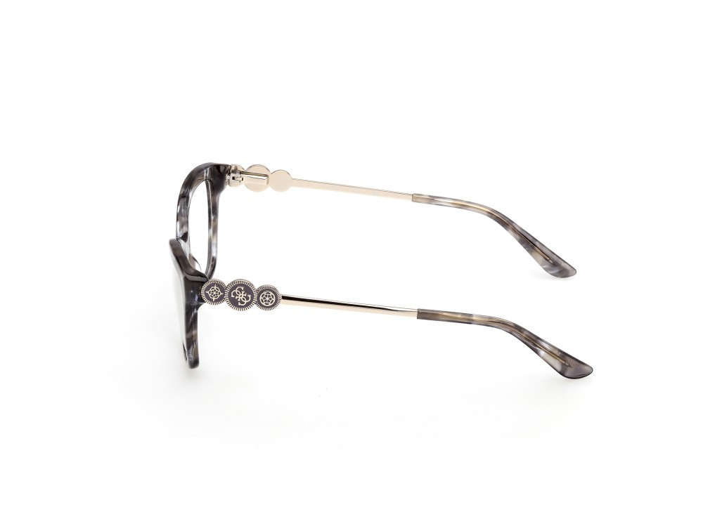 Occhiali da vista Guess GU50231 (020) colore grigio/avana - oro pallido lucido forma rettangolare 