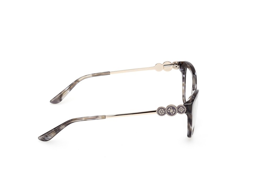 Occhiali da vista Guess GU50231 (020) colore grigio/avana - oro pallido lucido forma rettangolare 