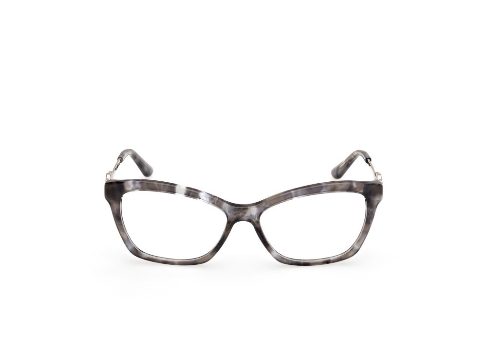 Occhiali da vista Guess GU50231 (020) colore grigio/avana - oro pallido lucido forma rettangolare 