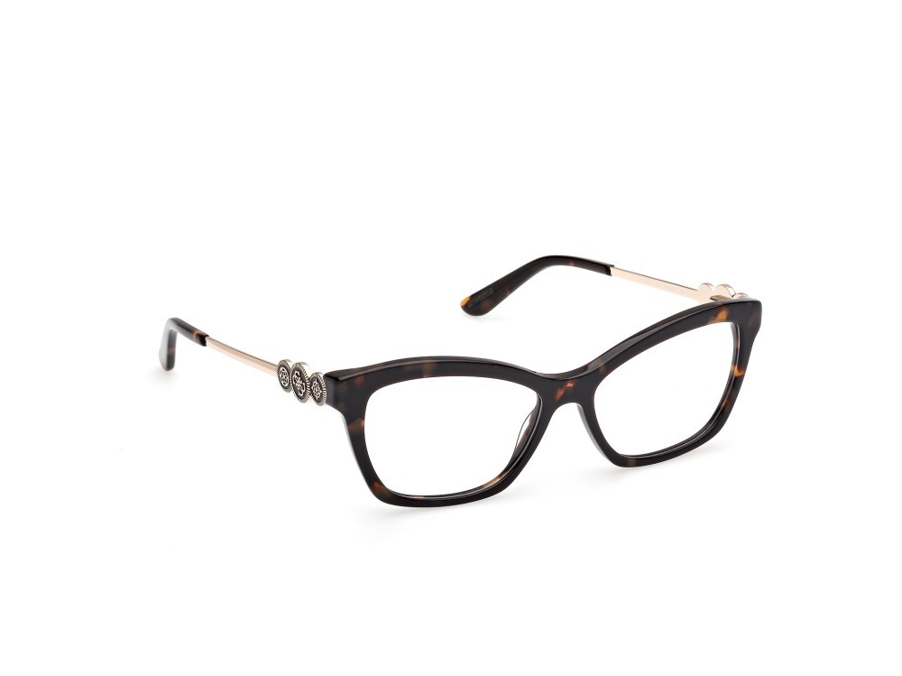 Occhiali da vista Guess GU50231 (052) colore avana scura - oro endura lucido forma rettangolare 