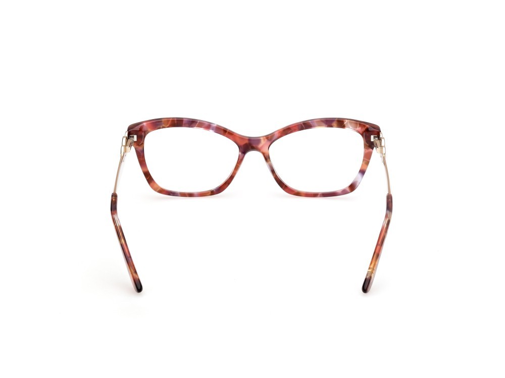 Eyeglasses Guess GU50231 (068) color rosso/avana - oro endura lucido shape rectangle 