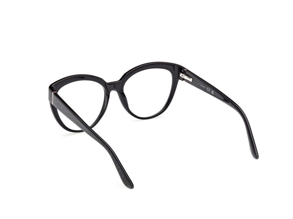 Occhiali da vista Guess GU50232 (001) colore nero lucido - nero perlato forma cat eye 