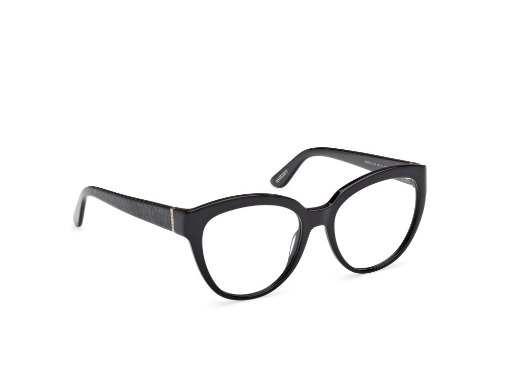 Occhiali da vista Guess GU50232 (001) colore nero lucido - nero perlato forma cat eye 