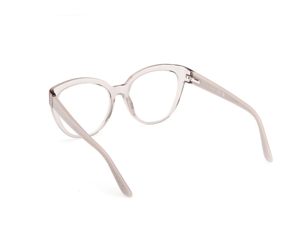 Eyeglasses Guess GU50232 (020) color grigio lucido - grigio perlato shape cat eye 
