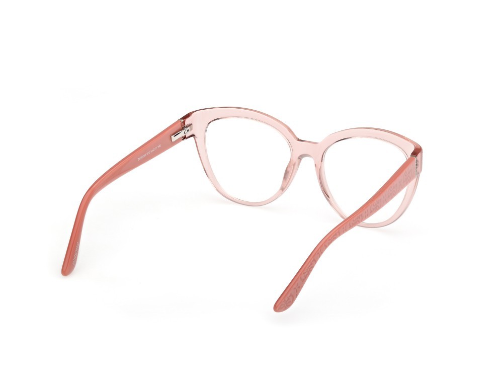 Occhiali da vista Guess GU50232 (072) colore  rosa chiaro lucido - rosa perlato forma cat eye 