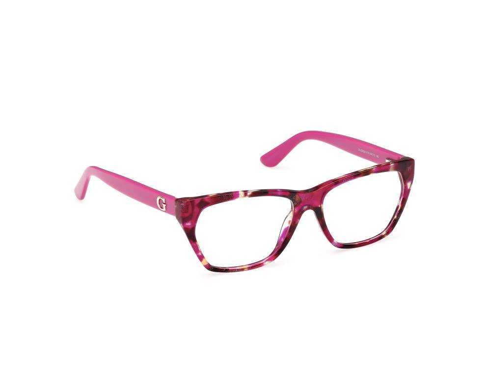 Occhiali da vista Guess GU50234 (078) colore lilla avana - lilla lucido forma geometrico 