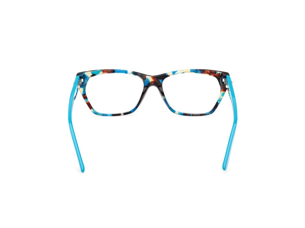 Occhiali da vista Guess GU50234 (087) colore turchese avana - turchese lucido forma geometrico 