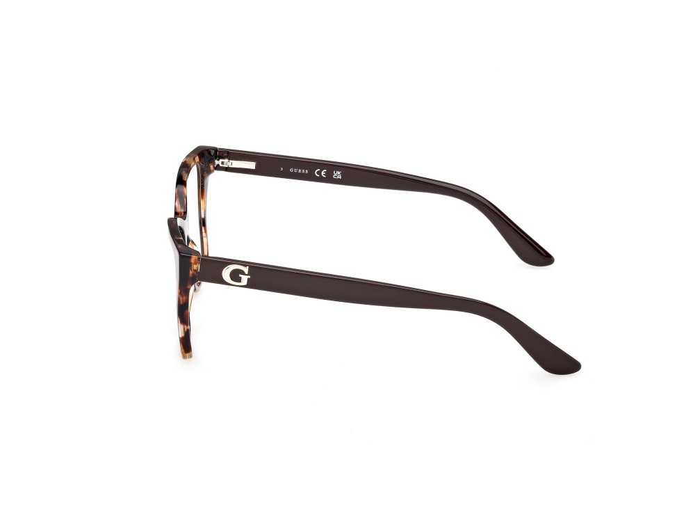 Occhiali da vista Guess GU50235 (052) colore avana scura  forma quadrato 