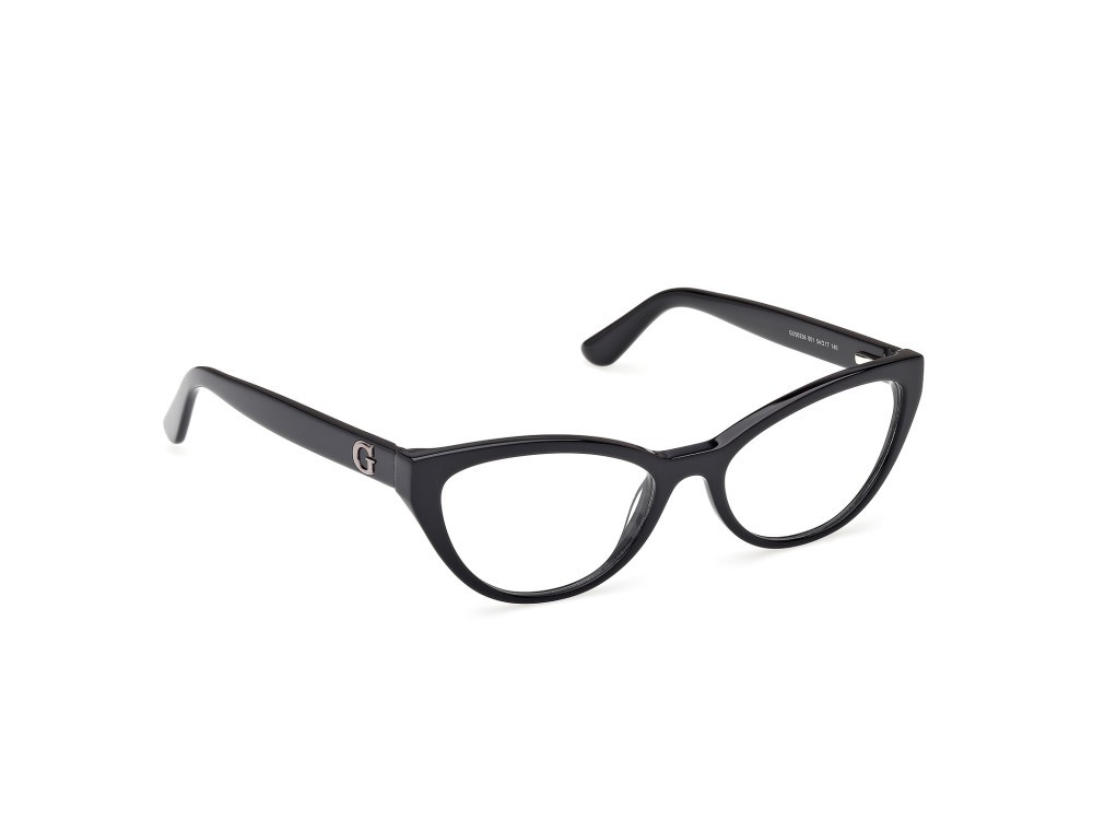 Occhiali da vista Guess GU50236 (001) colore nero lucido forma cat eye 