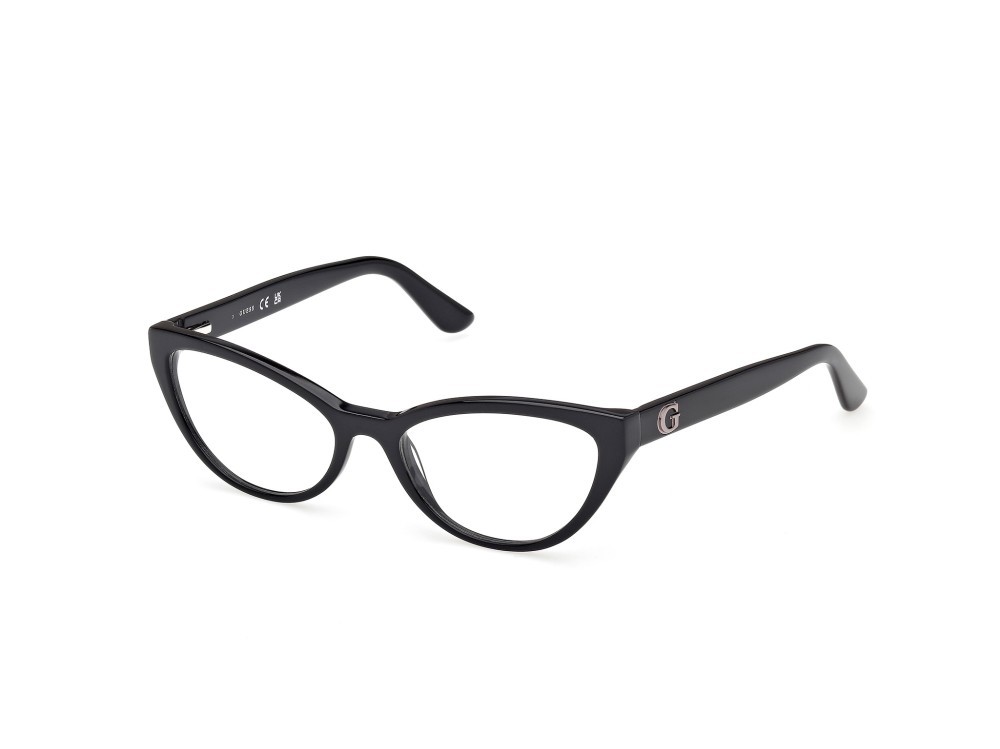 Occhiali da vista Guess GU50236 (001) colore nero lucido forma cat eye 