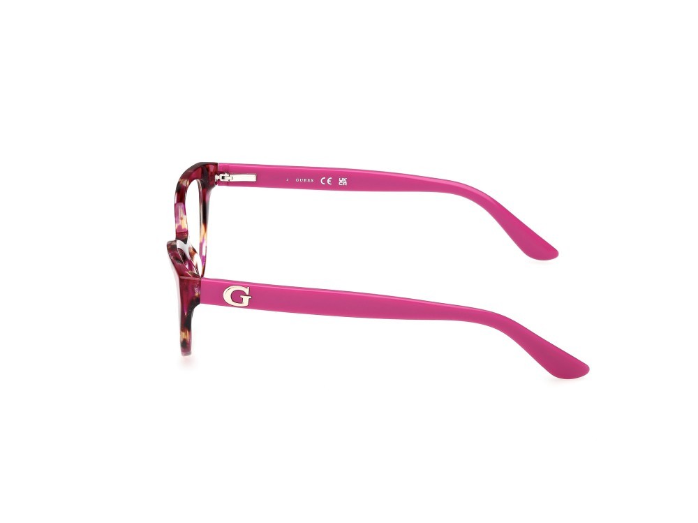 Eyeglasses Guess GU50236 (078) color  lilla avana - lilla lucido shape cat eye 