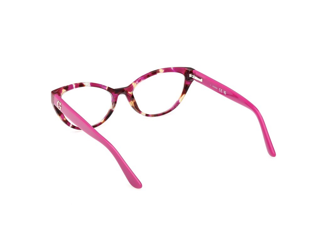 Eyeglasses Guess GU50236 (078) color  lilla avana - lilla lucido shape cat eye 