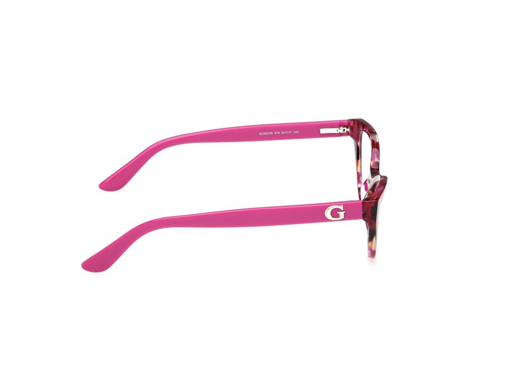 Eyeglasses Guess GU50236 (078) color  lilla avana - lilla lucido shape cat eye 