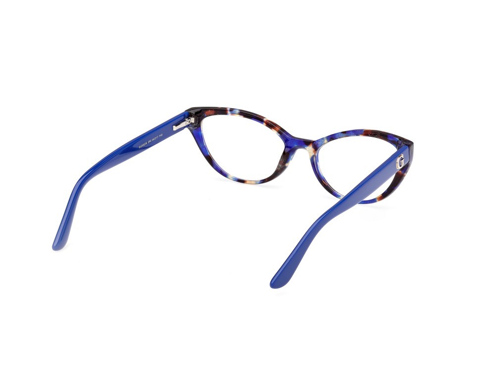Occhiali da vista Guess GU50236 (092) colore  blu avana - blu lucido forma cat eye 